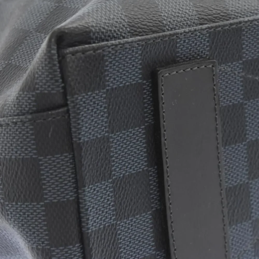 Louis Vuitton Damier Cobalt Folded Messenger Shoulder Bag Navy